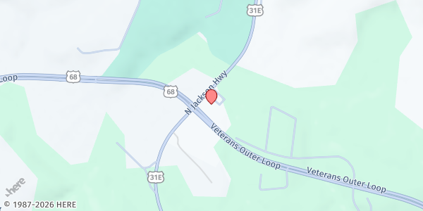 Map showing Housing Authority of Glasgow-River Lake Church at 2870 N Jackson Hwy, Glasgow, KY