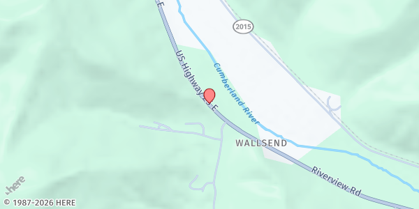 Map showing Poplar Grove CSFP Distribution Site at 10419 N US Highway 25E, Gray, KY