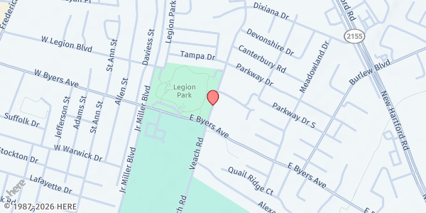 Map showing St. Vincent de Paul - Hamner at 266 Jim Veach Rd., Hamner, KY