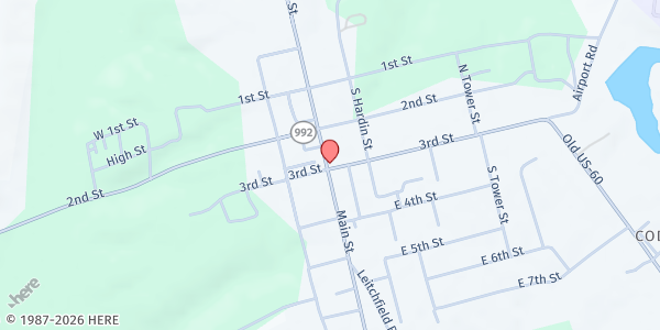 Map showing Breck Co. Good Samaritan Center at 235 South Main Street, Hardinsburg, KY