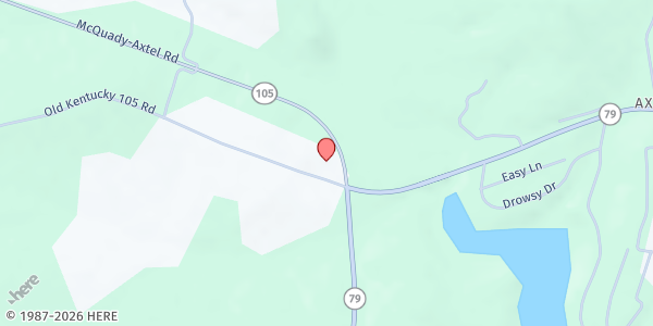 Map showing Hilltop Christian Fellowship at 62 M Houk Lane, Hardinsburg, KY