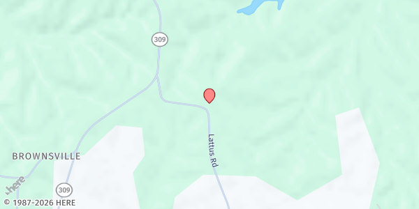 Map showing ARK (FA) - Hickman at 256 Lattus, Hickman, KY