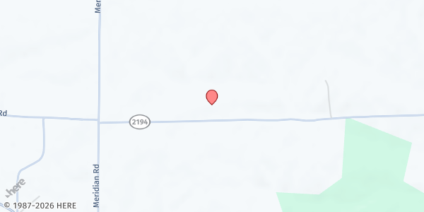 Map showing His Hands Ministries at 1648 St Rt 2194 W, Hickory, KY