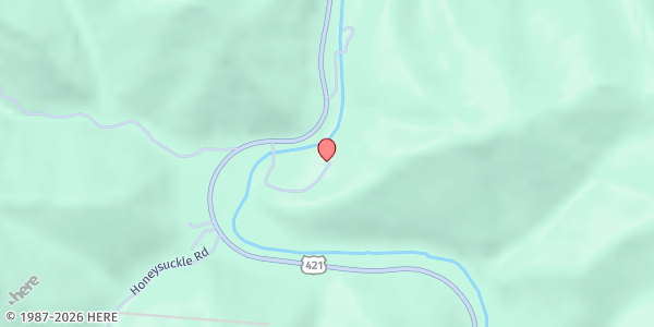 Map showing Hope In the Hills at 290 Mountain Farm Road, Hoskinston, KY