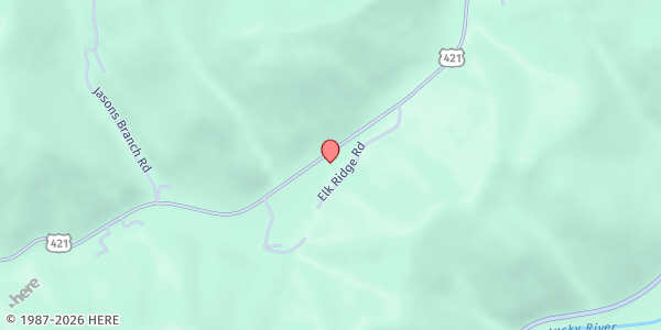 Map showing The Pantry at 23119 Hwy. 421, Hyden, KY