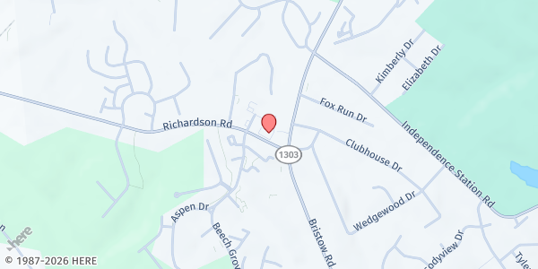 Map showing Generations Food Pantry at 4161 Richardson Rd., Independence, KY