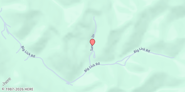 Map showing Appalachia Reach Out at 2596 Rockcastle Rd., Inez, KY