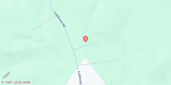 Map showing Walnut Grove Baptist Church Prsng at Garfield-Lodiburg Rd, Irvington, KY