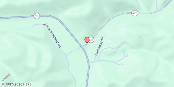 Map showing Lost Creek Ev Free Church at 140 KY-476, Jackson, KY