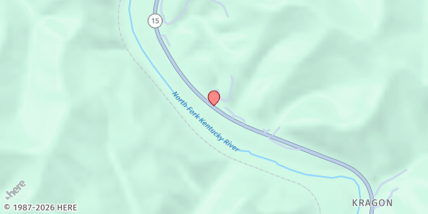 Map showing Soilders of Jesus Christ Pantry at 4700 Hwy. 15 S., Jackson, KY