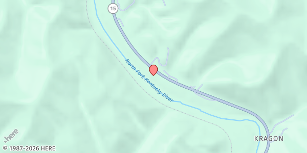 Map showing Soldiers of Jesus Christ Church, Inc. at 4700 Highway 15 South, Jackson, KY