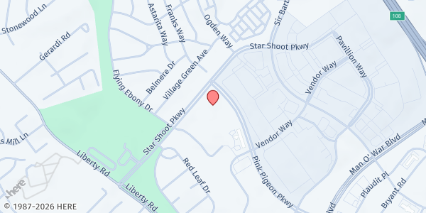 Map showing Northeast Christian Church at 990 Star Shoot Pkwy, Lexington, KY