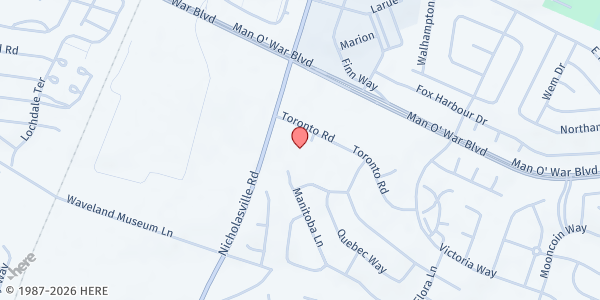 Map showing Portal Memorial Baptist Church at 4300 Nicholasville Road, Lexington, KY