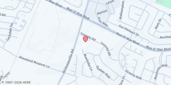 Map showing Porter's Food Outreach at 4300 Nicholasville Road, Lexington, KY