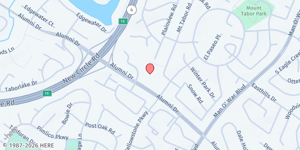 Map showing Saint Luke Church Food Pantry at 2351 Alumni Dr, Lexington, KY