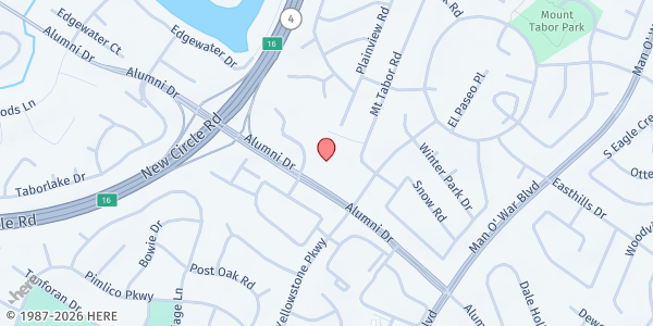 Map showing St. Luke Food Pantry at 2351 Alumni Dr, Lexington, KY