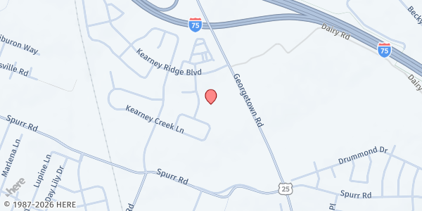 Map showing The Oasis CSFP at 2750 Meadowsweet Ln, Lexington, KY