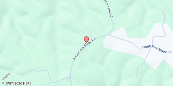 Map showing Galilean Children's Home - Food Distribution Center at 712 S Fork Church Rd, Liberty, KY