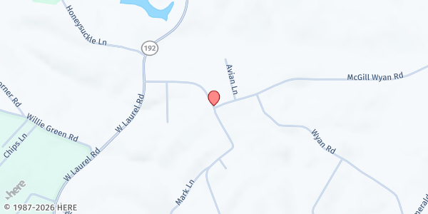 Map showing Hart Baptist Feed The Need at 1 Hart Church Rd, London, KY