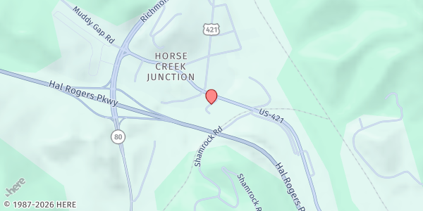 Map showing Remnant Bread of Life CSFP Distribution Site at 1 Fayette Properties Rd, Manchester, KY
