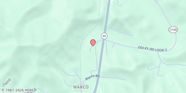 Map showing Floyd County Housing Authority CSFP at 57 John M Stumbo Dr, Martin, KY