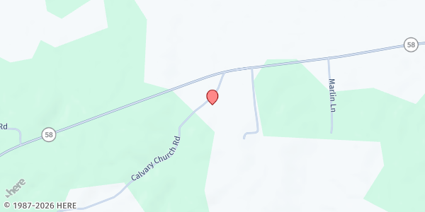 Map showing Pryorsburg foodbank at 98 Calvary Church Rd, Mayfield, KY