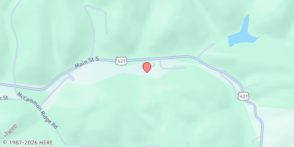 Map showing Christian Appalachian Project Jackson CSFP at 40 Lakewood Dr., McKee, KY