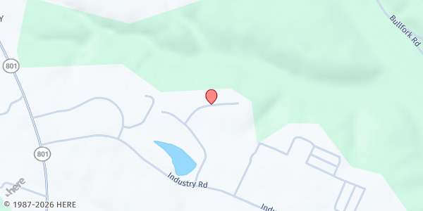 Map showing God's Pantry Food Bank Morehead Warehouse at 100 Carolyn Ingram Dr, Morehead, KY