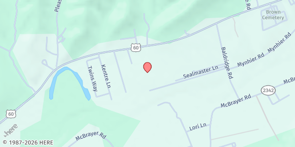 Map showing Lakeside Christian Academy at 2535 US 60 West, Morehead, KY