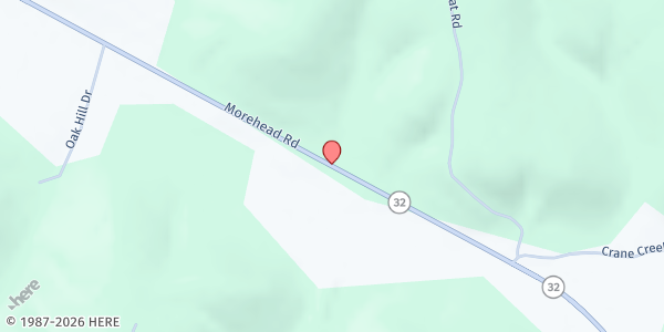 Map showing Morehead Gateway Helping Hands at 204 Morehead Plaza, Morehead, KY