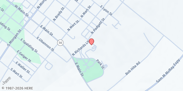 Map showing Audubon Area Community Services at 227 Richards Lane, Morganfield, KY