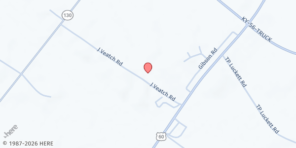 Map showing St Vincent DePaul Morganfield at 218 Jim Veatch Road, Morganfield, KY