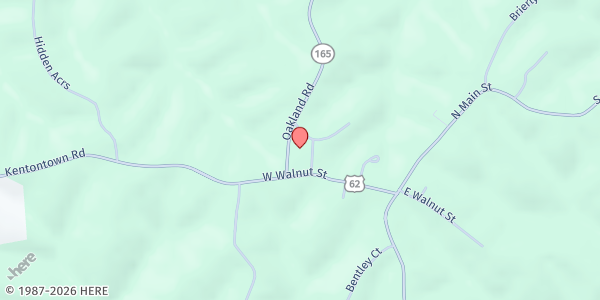 Map showing Licking Valley CAC Robertson Distribution Site at 69 McDowell St, Mt. Olivet, KY