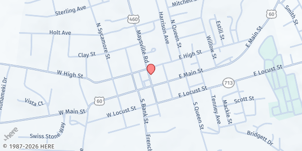 Map showing Gateway Children's Services at 37 North Maysville Street, Mt. Sterling, KY