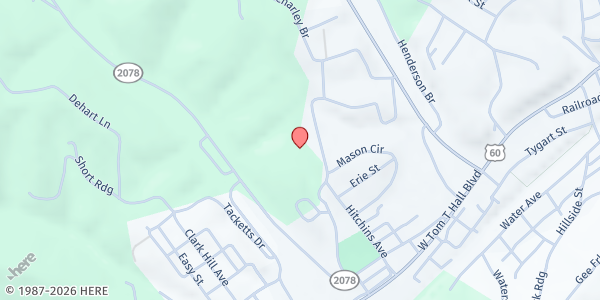 Map showing Northeast Ky Community Action - Olive Hill at 539 Hitchins Ave, Olive Hill, KY