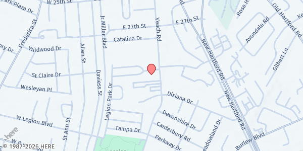 Map showing Kings Table at 2804 Veach Rd., Owensboro, KY