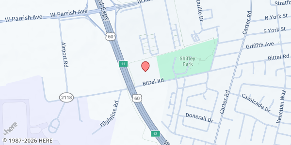 Map showing The Father's House at 3031 Bittel Rd, Owensboro, KY