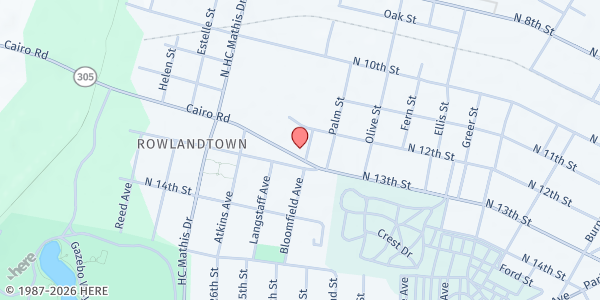 Map showing St Vincent de Paul Help Center at 2001 Cairo Road, Paducah, KY
