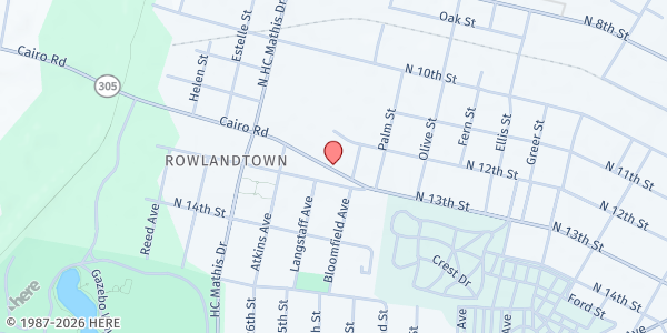Map showing St Vincent de Paul Thrift Store (FA) at 2025 Cairo Rd., Paducah, KY