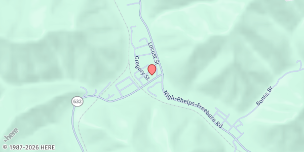 Map showing Helping Ease Life's Poverty - Food Distribution Center at , Phelps, KY