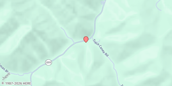 Map showing Caney Baptist Church Pantry at 4744 KY-899, Pippa Passes, KY