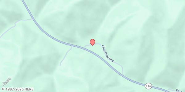 Map showing Middle Creek Community Pantry at 378 Chestnut Grove Rd., Prestonsburg, KY