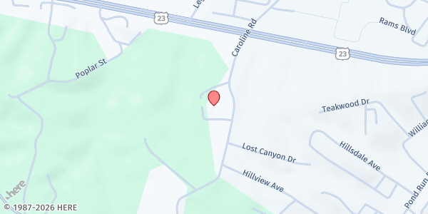 Map showing Raceland Christian Church at 210 Caroline Rd, Raceland, KY