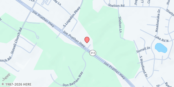 Map showing Church of Christ On Hwy 313 at 1804 Sam Steward Dr, Radcliff, KY