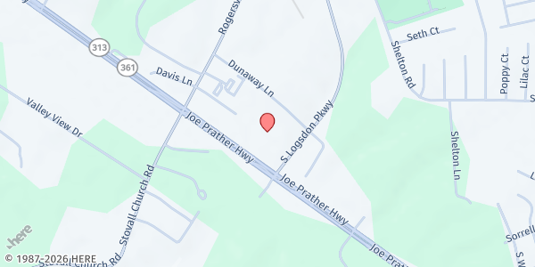 Map showing Radcliff Presbyterian Church at 1751 S Logsdon Pkwy, Radcliff, KY