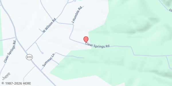 Map showing Russell County Senior Center - Food Distribution Center at , Russell Springs, KY