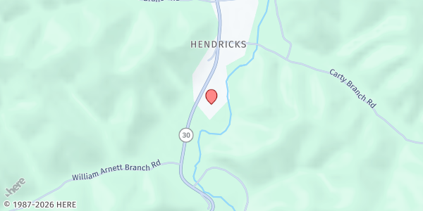 Map showing Lake Front Church of God at 5083 Middle Fork Rd Suite B, Salyersville, KY