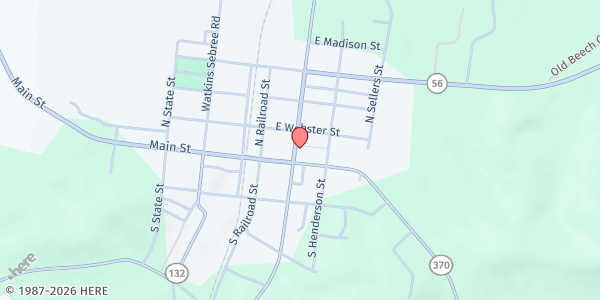 Map showing Landon's Hope at 2900 41 S, Sebree, KY