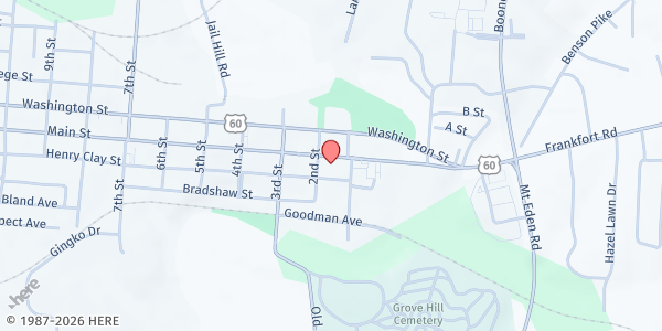 Map showing Centro Latino of Shelbyville at , Shelbyville, KY