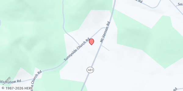 Map showing God's Community Pantry CSFP at 6515 KY-461, Somerset, KY